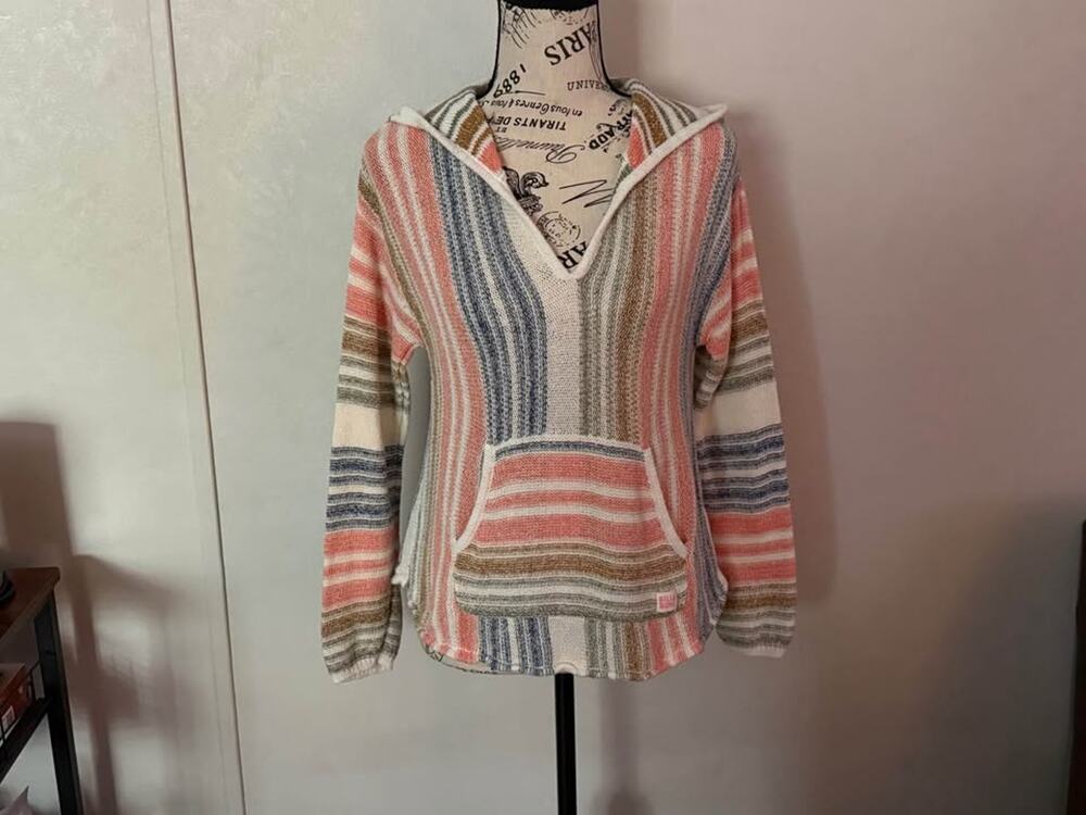 Women’s (Juniors)  Billabong Baja Beach Hooded Sweater Size Large